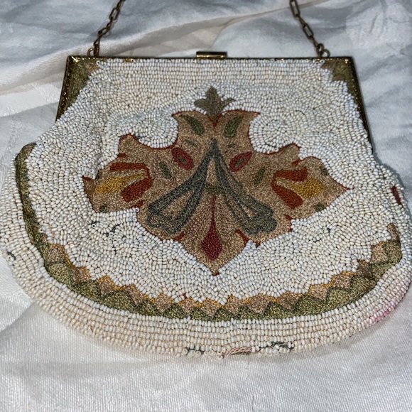 Vintage unique Longchamps Beaded/Embroidered Purse - Picture 6 of 15